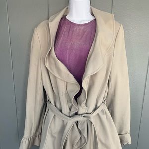 Beige Ruffle Jacket!